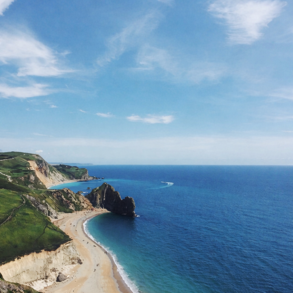 Ariel view of San Luis Obispo County Coast line